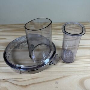 Cuisinart FP-8 Food Processor Work Bowl Cover And Pusher FP-8WBC FP-8P Parts